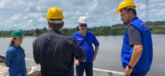 Equipe da CPH realiza visita técnica nas obras de reconstrução do Terminal Hidroviário do Acará