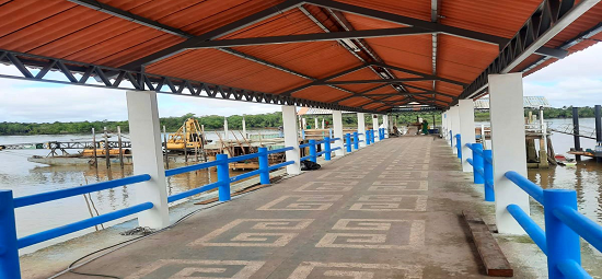 Obras do Terminal Hidroviário de Ponta de Pedras seguem adiantadas