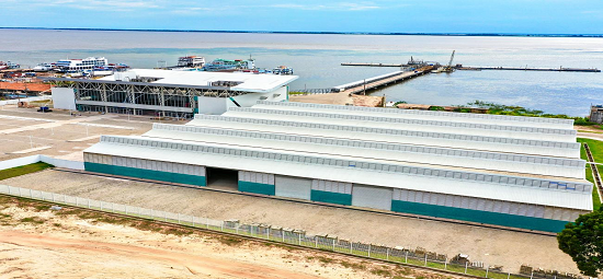 Em Santarém, obra do Terminal Hidroviário entra na reta final